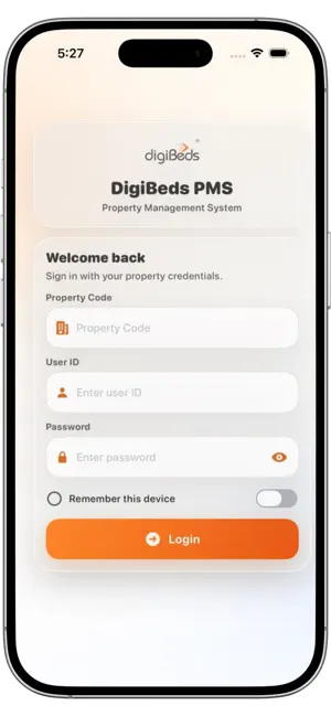 DigiBeds PMS screenshot 2