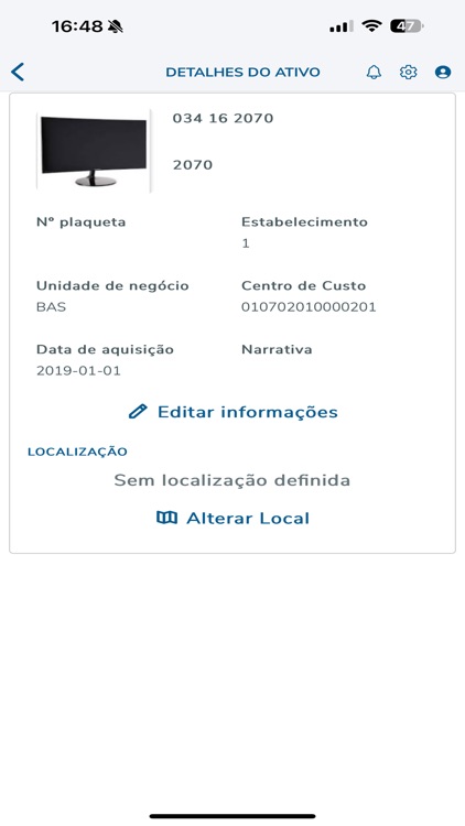 TOTVS Meus Ativos Fixos screenshot-3
