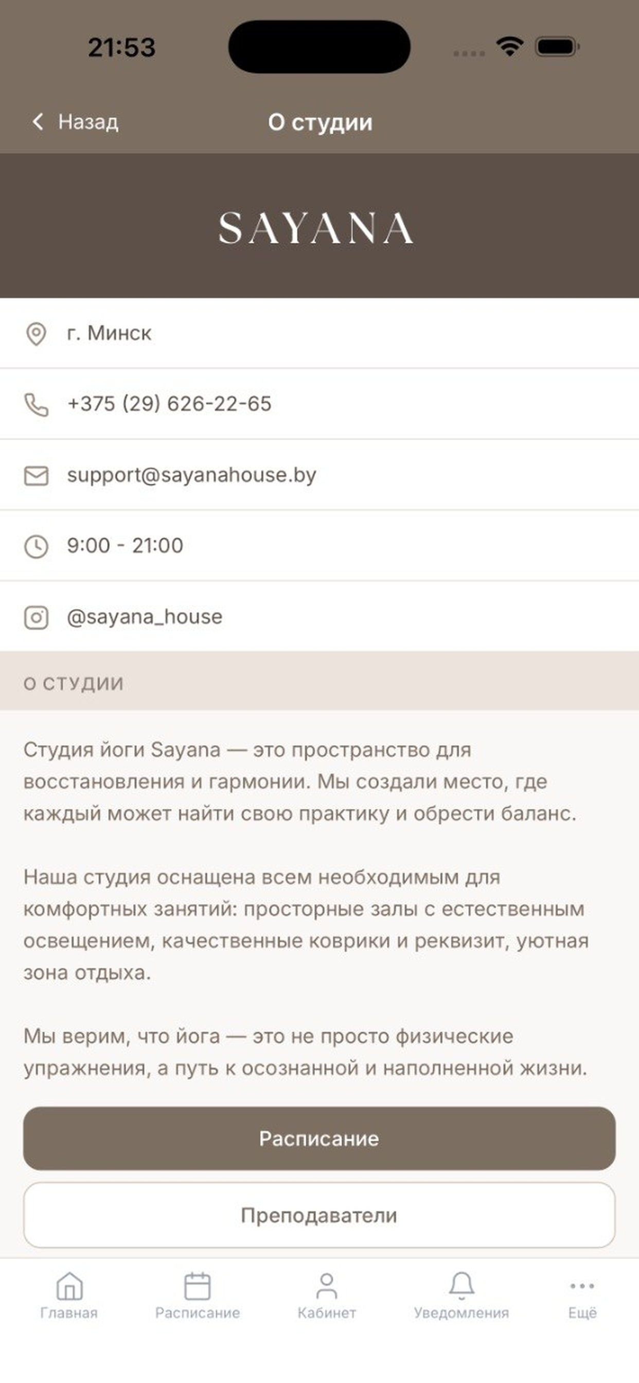 Sayana screenshot 3