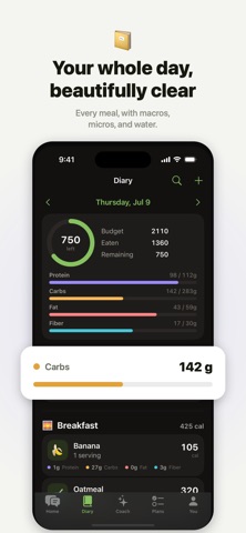 Bento AI: Calorie Tracker iPhone screenshot