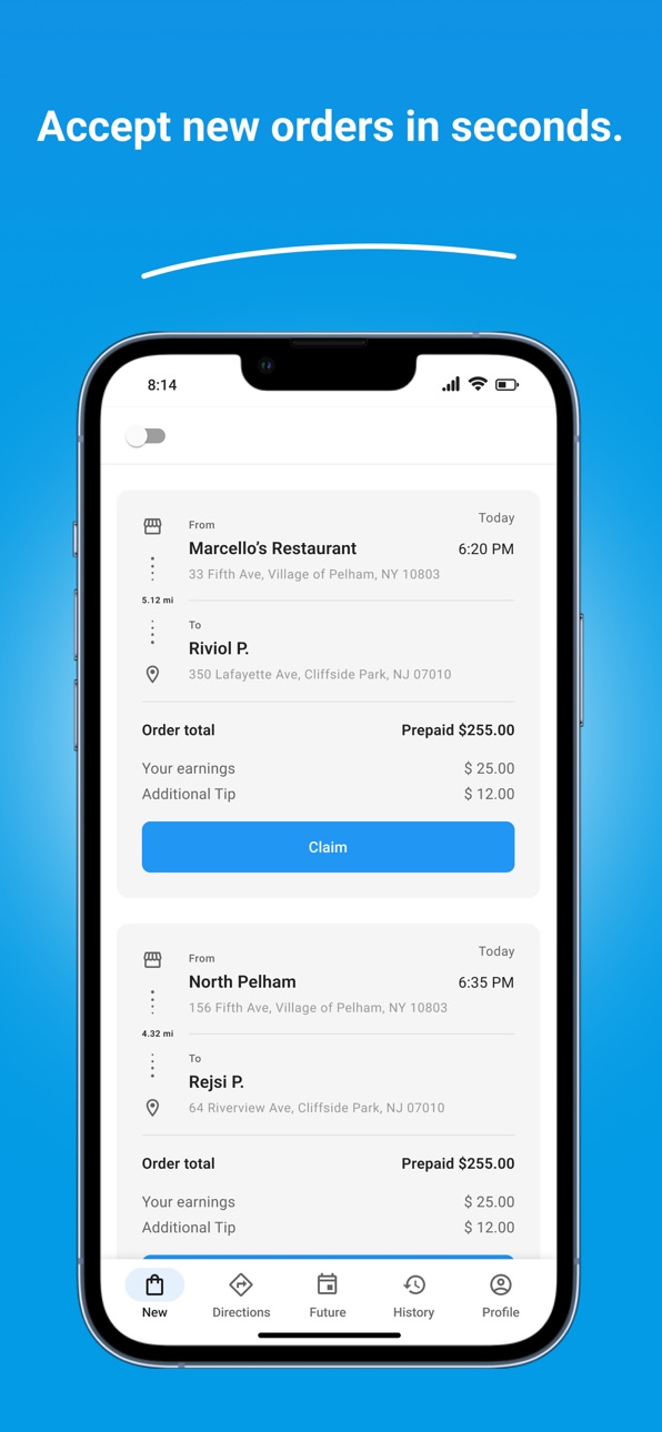 iPhone screenshot