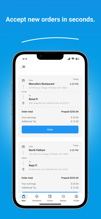 Driver OrderSmile Screenshot 1 of 7