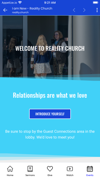 Reality.Church Screenshot