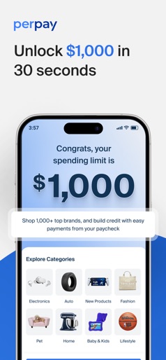 Perpay - Shop and Build Credit screenshot