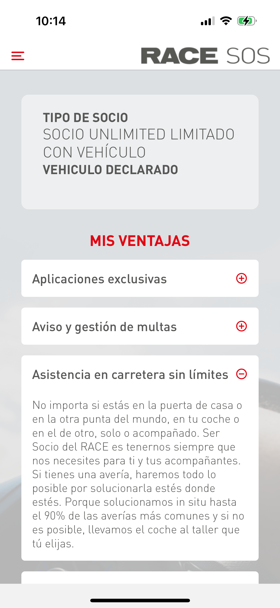 RACE SOS Asistencia