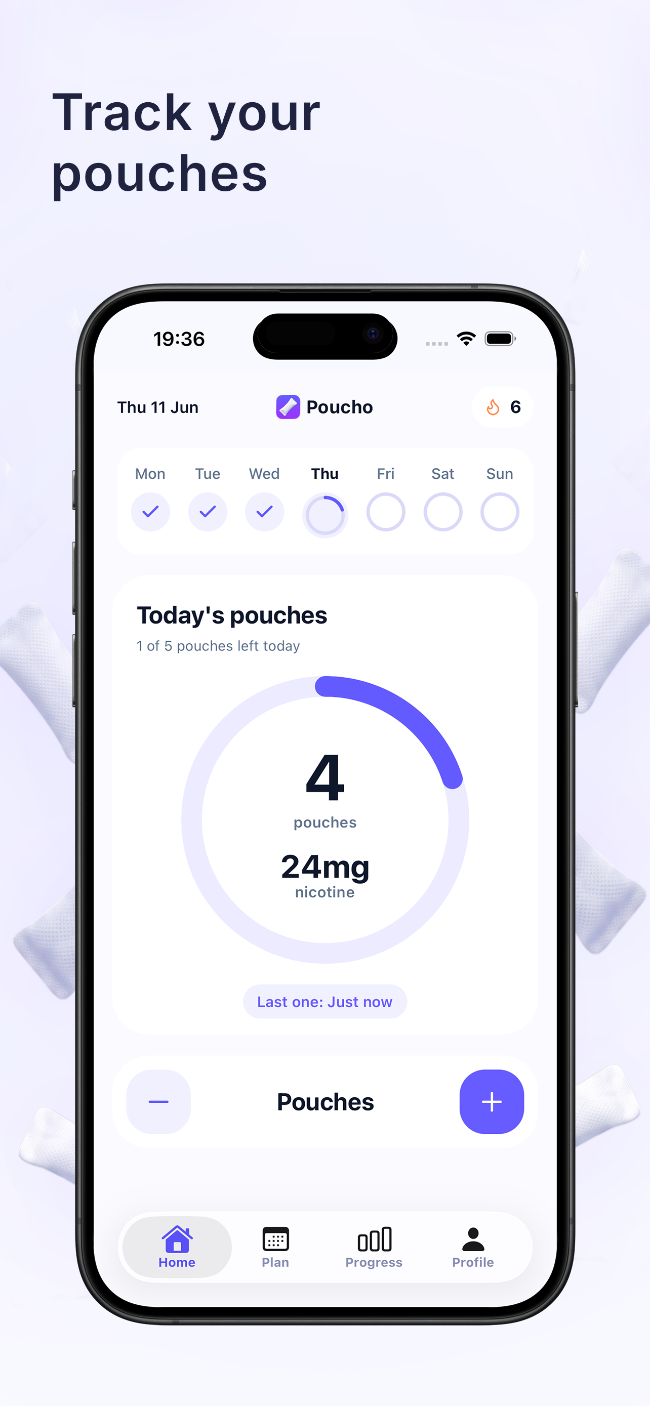 Poucho: Quit Pouches screenshot 2