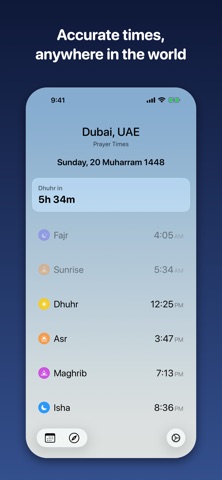 Miqat: Prayer Times Screenshot 2 of 5