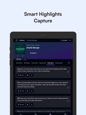Podwise: Podcasts, Notes, AI iPad screenshot 5