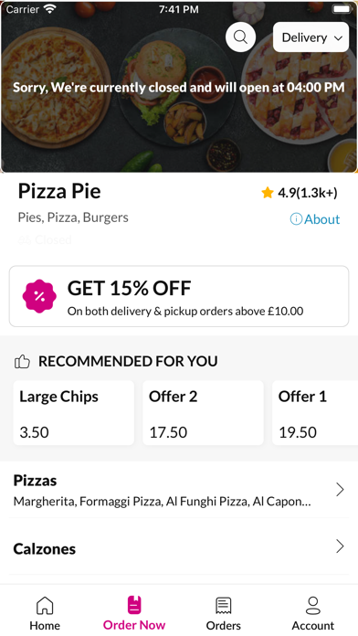 Pizza Pie. Screenshot
