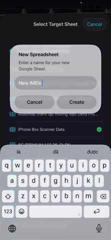 AI IMEI Scan to Spreadsheet Screenshot 2 of 5