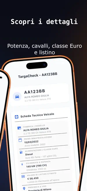TargaCheck - Controllo Targa screenshot 2