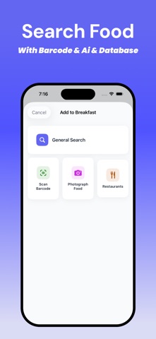 Carby – Carb Counter iPhone screenshot