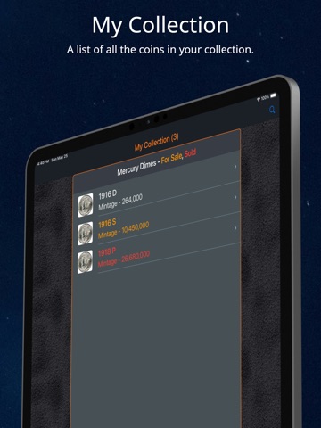 Mercury Dime iPad screenshot