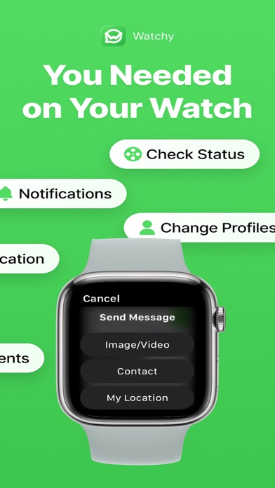 Screenshot #3 pour Watchy: WhatsApp sur montre