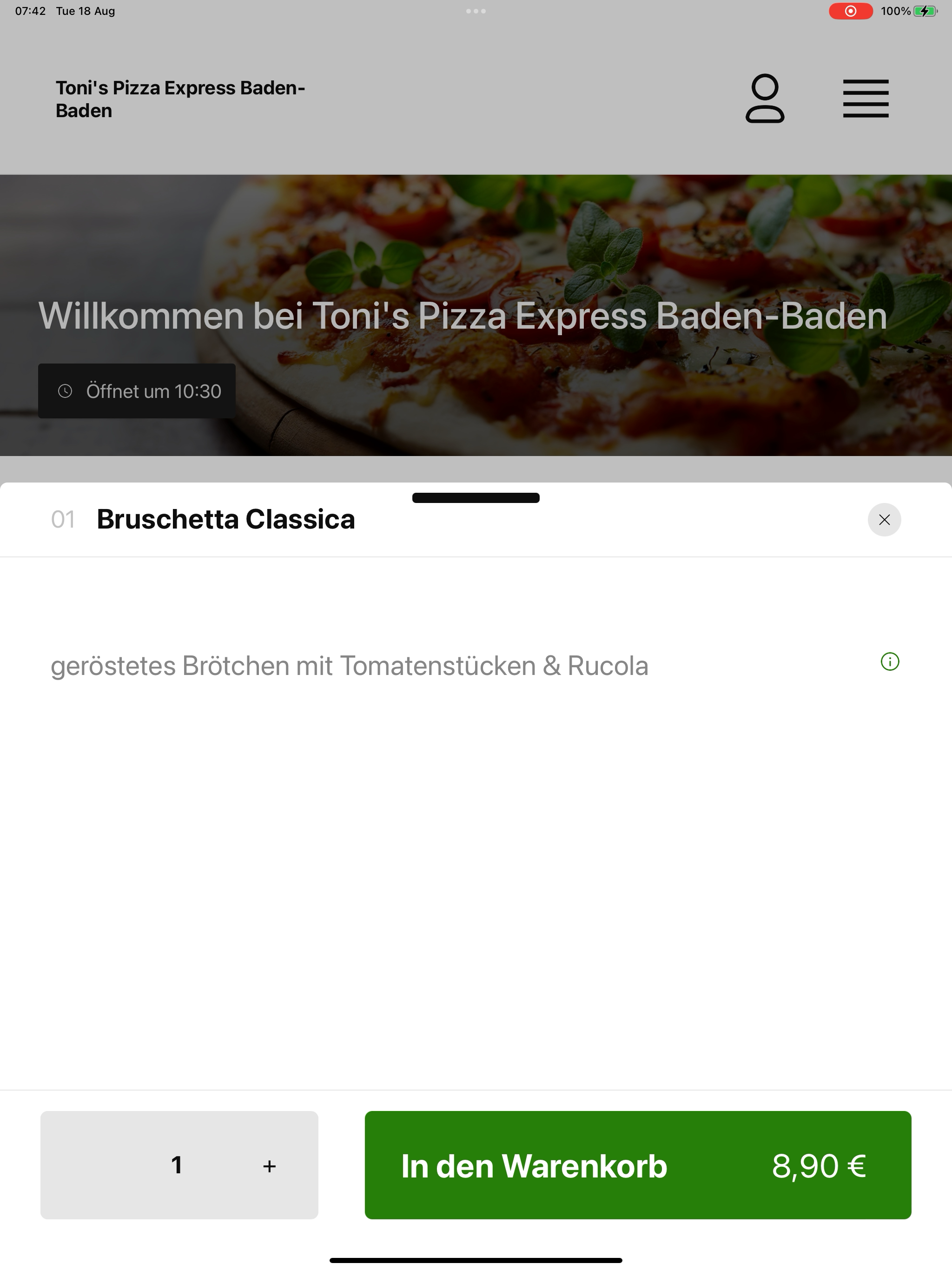 Toni's Pizza Express screenshot 10