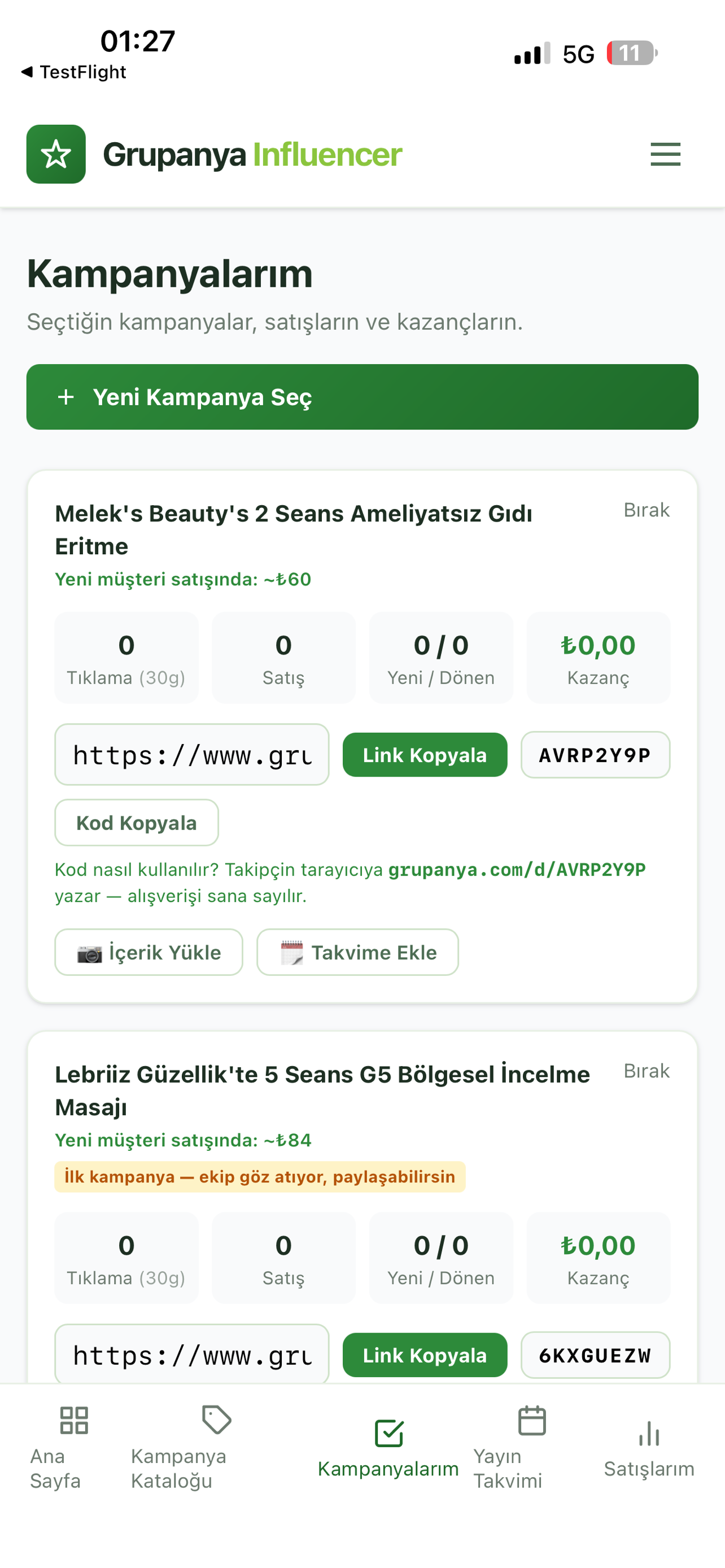 Grupanya Influencer screenshot 3