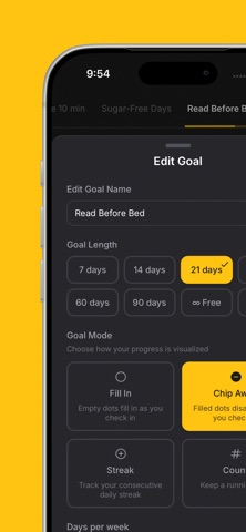 Chip Away: Goal Tracker screenshot