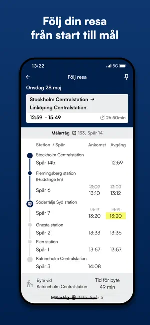 Mälardalstrafik iPhone screenshot 5
