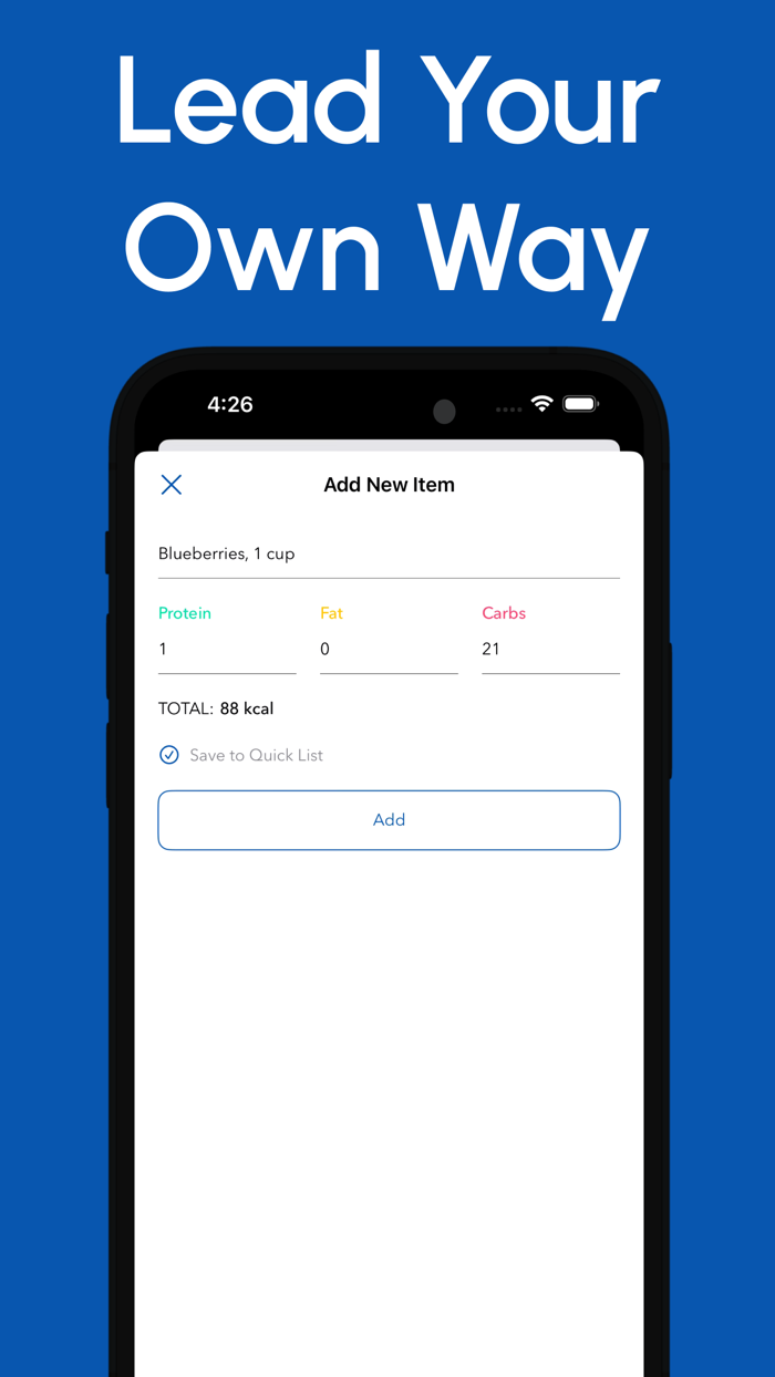 Food Macro Calculator Makro