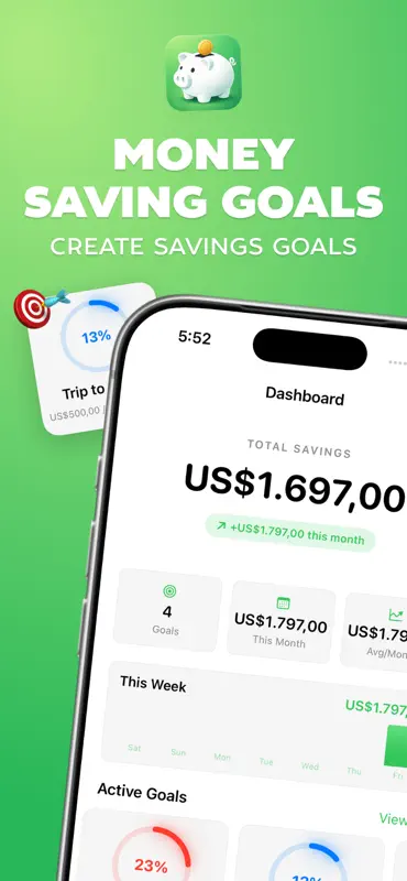 Meta de Ahorro - Ahorrar screenshot 1 of 5