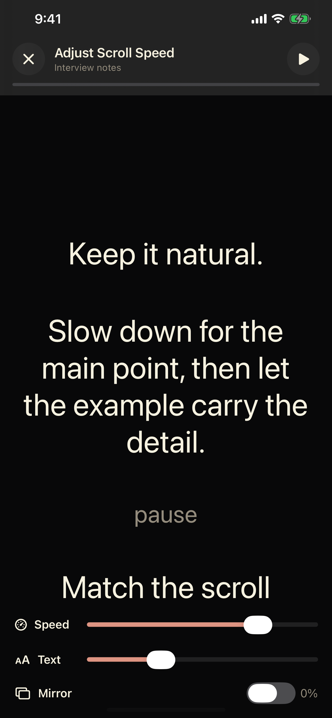 Teleprompter & Prompter Video screenshot 4