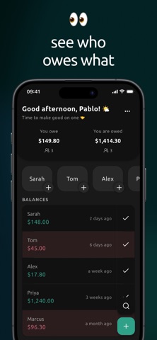 Dibs: Debt & IOU Tracker Screenshot 1 of 6
