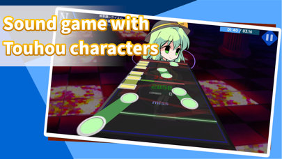 Screenshot 1 of Touhou Beat App