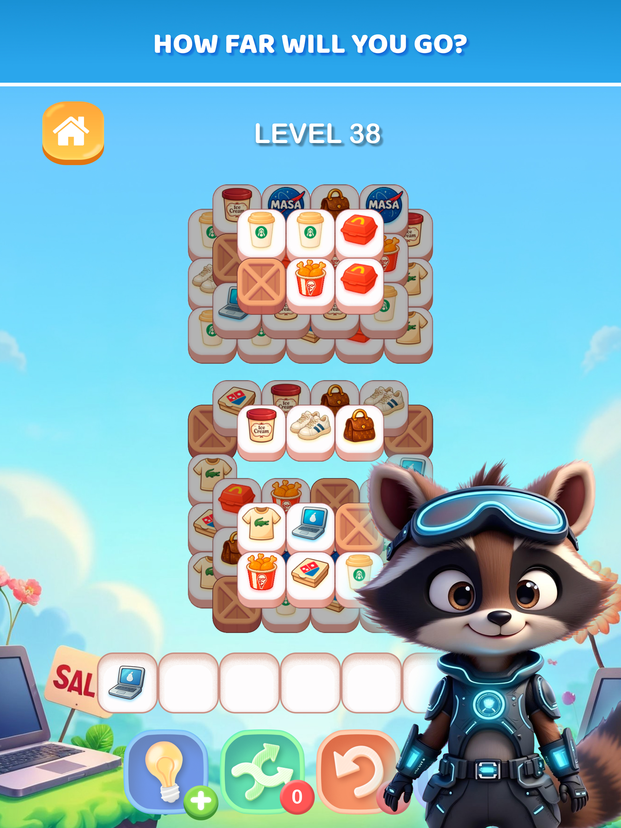 Fun 3 Tile Match offline game