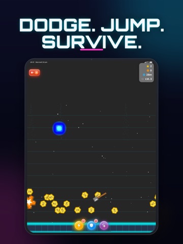 Neo Run Cube: Neon Runner iPad screenshot