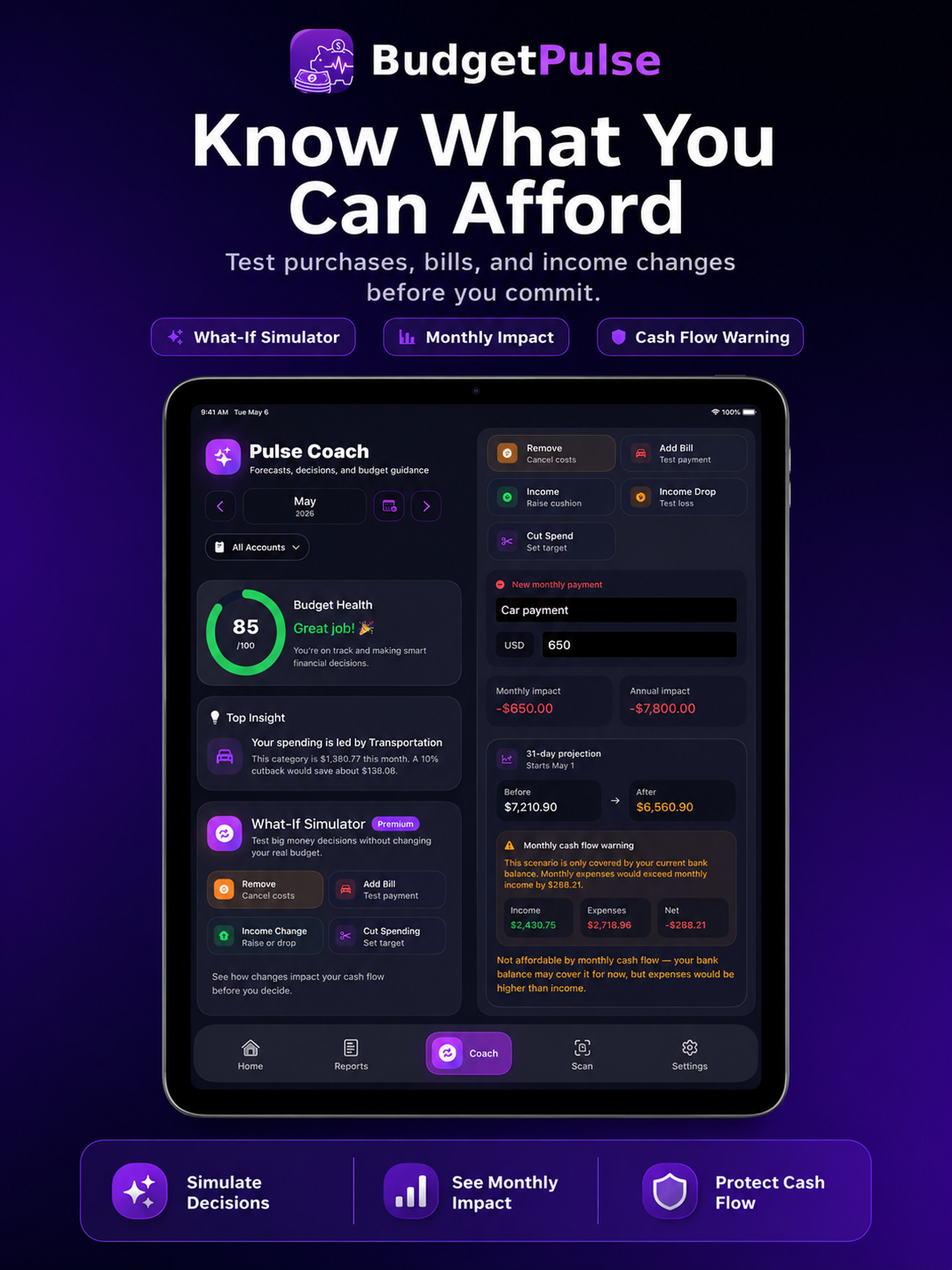 BudgetPulse – Easy Budgeting