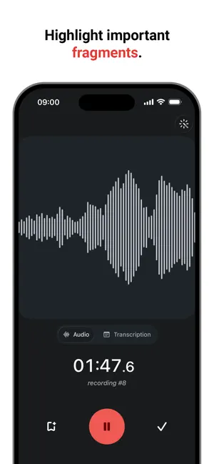 Voice Recorder & Transcribe screenshot 1