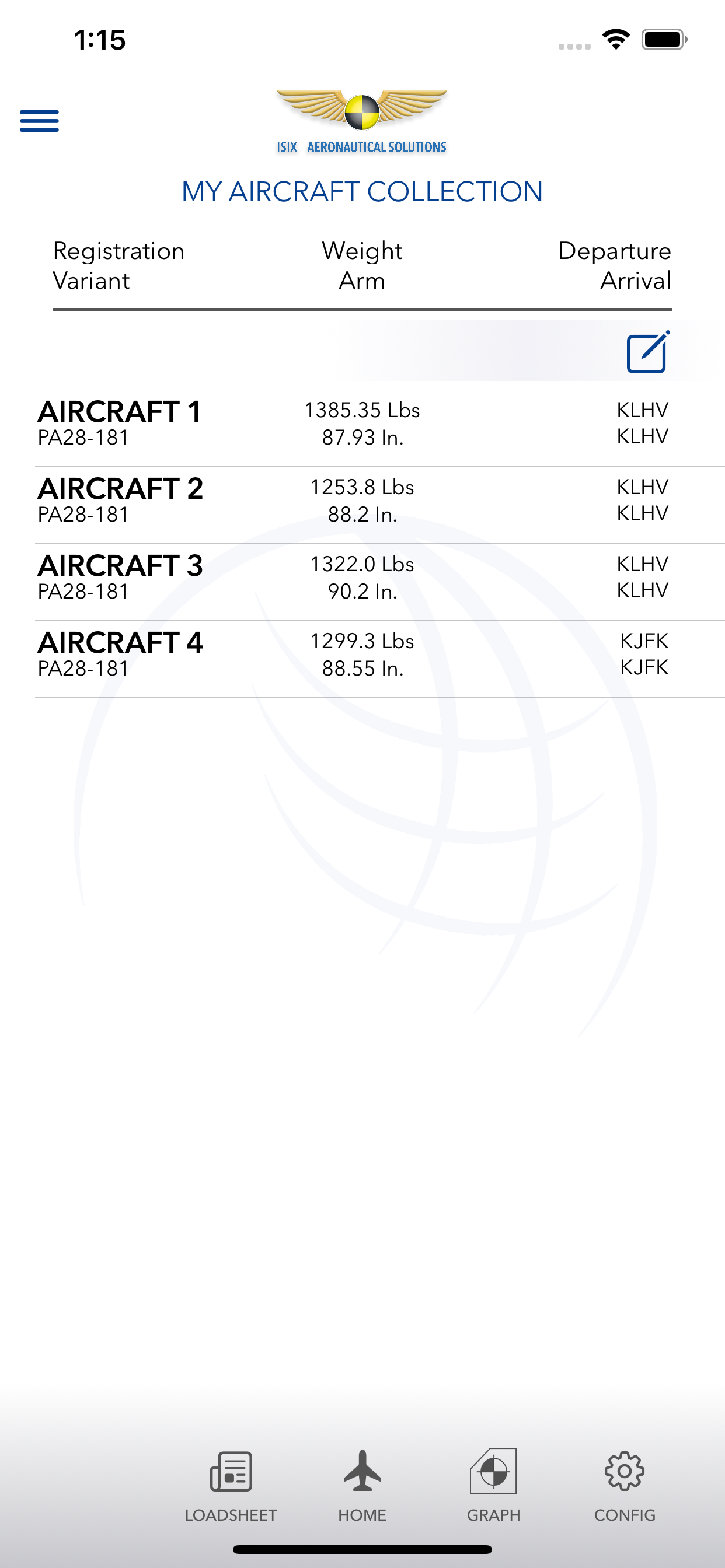 PA28 W&B mobile
