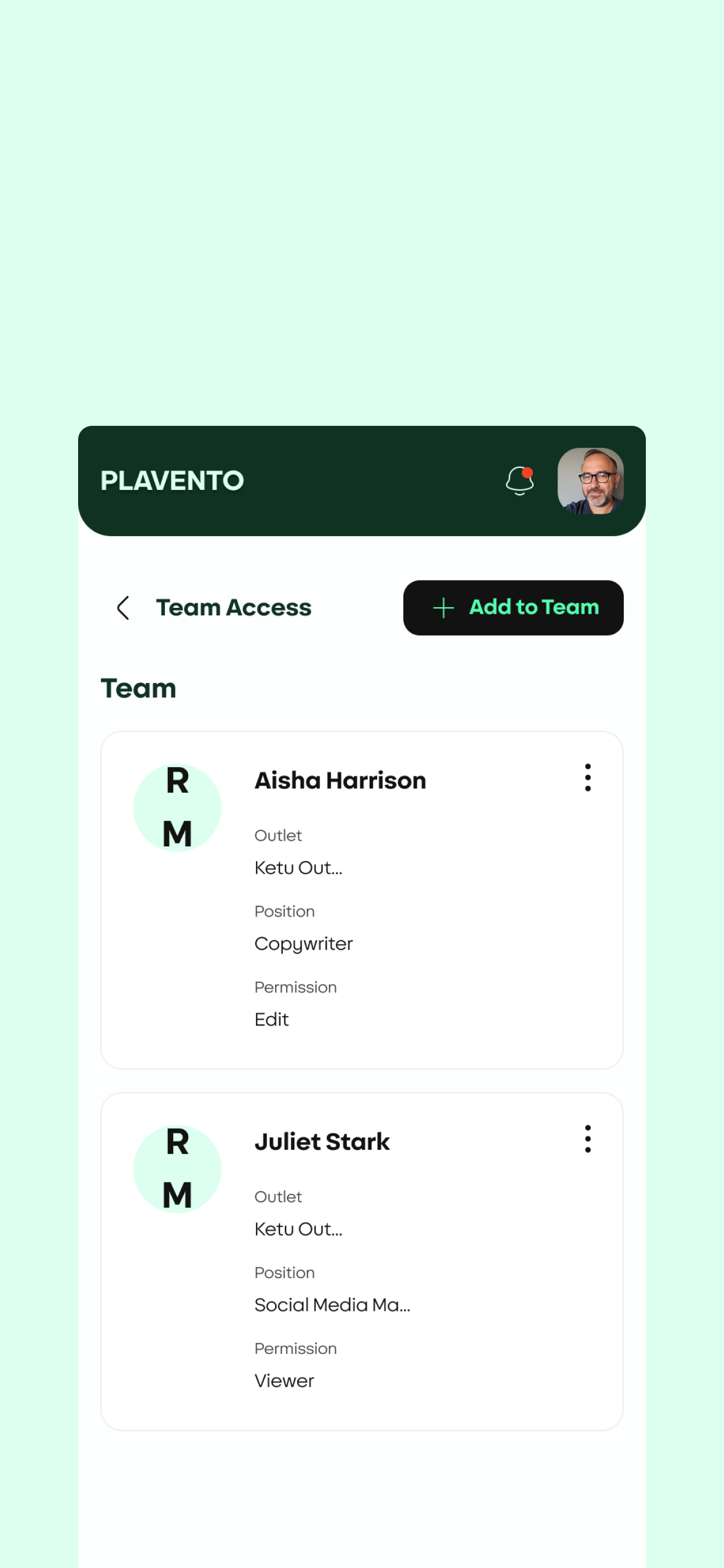 Plavento Business screenshot 2