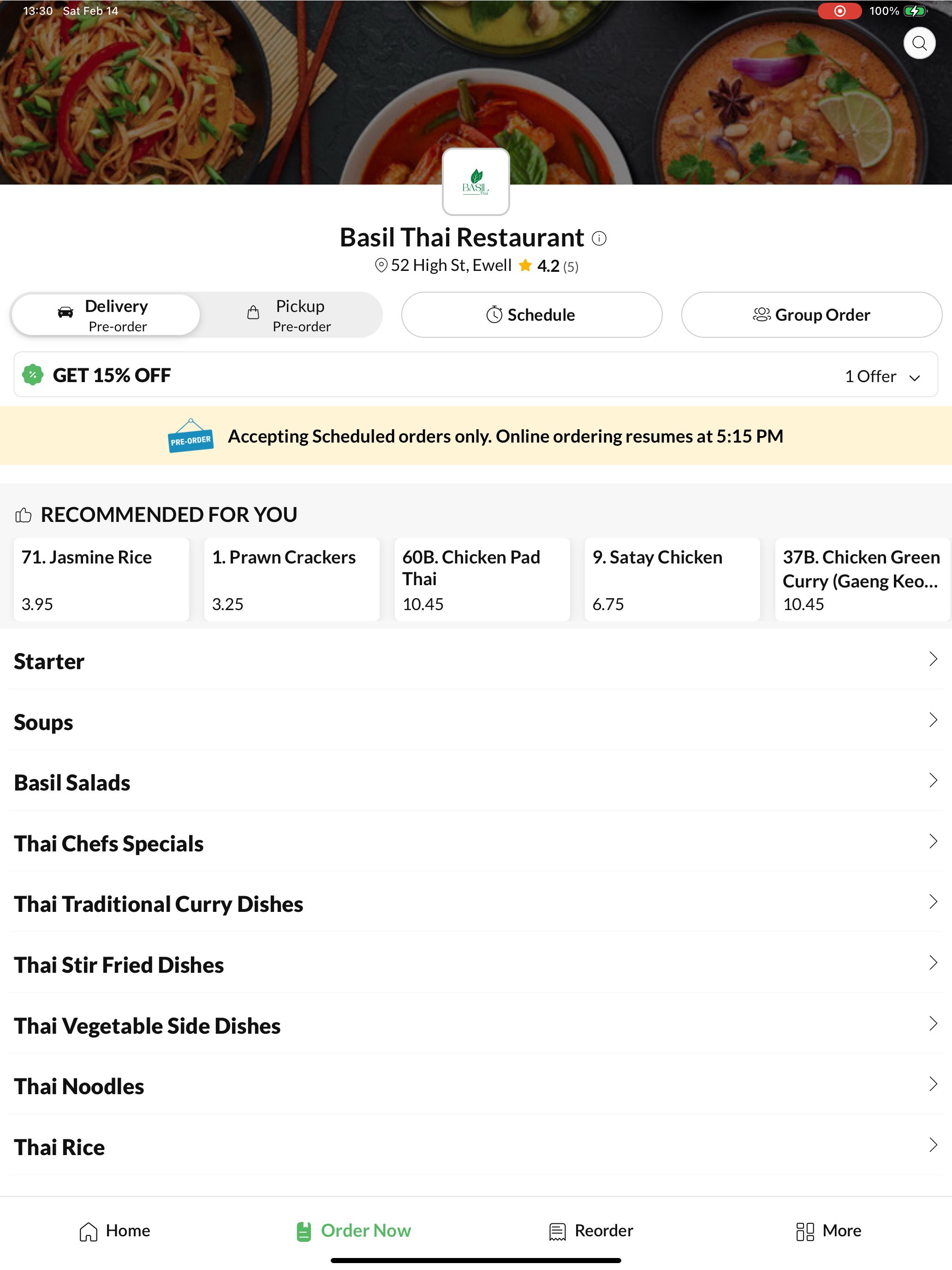 Basil Thai Restaurant