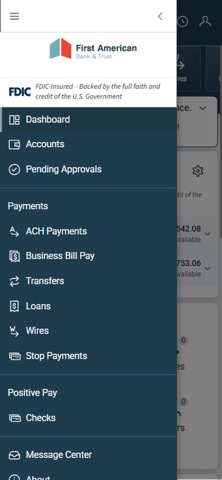 FABT Treasury Management screenshot