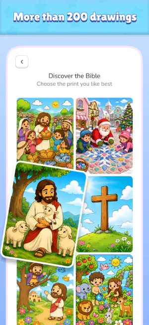 Bible coloring book for paint screenshot 2