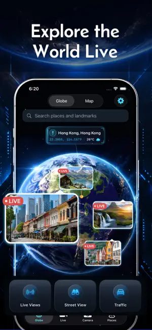 VistaEarth: GPS Live Camera screenshot 1