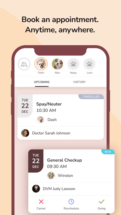 Vetted Pet Health Screenshot
