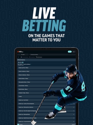 Sports Interaction Sportsbook iPad screenshot 2