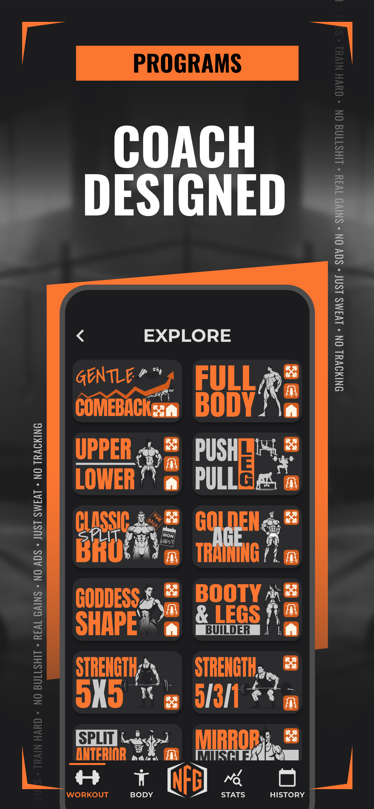 No Fuss Gym: Workout Tracker screenshot 5