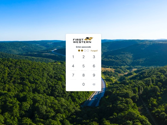 First Western Bank iPad screenshot 2 - Finance app