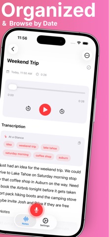 Voice Notes - Transcribe Audio Screenshot 2 of 5