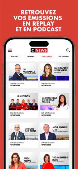 Capture d'écran de CNEWS - Toute L'Actu En Direct sur iPhone 3