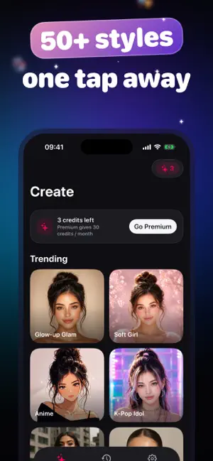 Glow: AI Avatar & Selfie screenshot 1