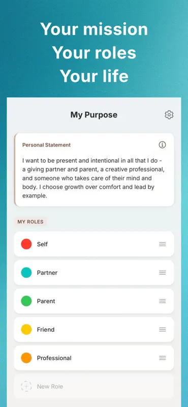 iAction: Weekly Goals & Habits screenshot 2 of 4