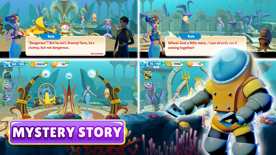 #5. Pearls of Atlantis Match & Pop (iOS) 由: Legacy Games