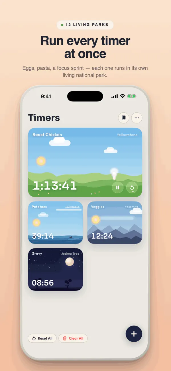 Screenshot #1 pour Multi Timer: Countdown