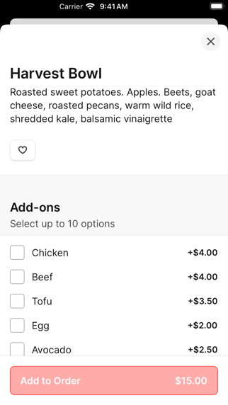 Salud To Go iPhone screenshot 3 - Food & Drink app