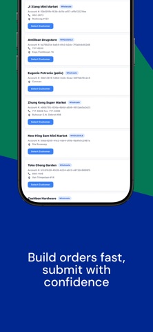 Vender: B2B Sales App screenshot