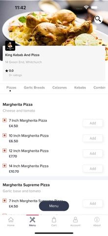 King Kebab And Pizza Online screenshot